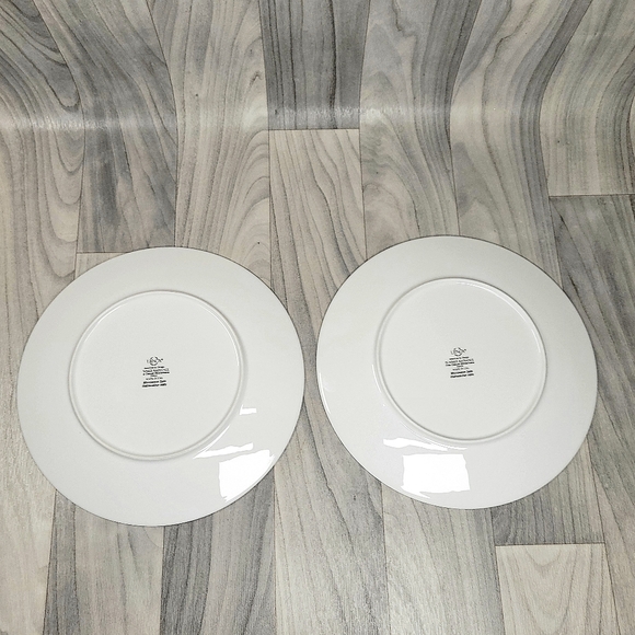 Lenox Summer Radiance Dinner Plate LOT of 2 Durable China  Blue Gold 11" - Picture 4 of 9